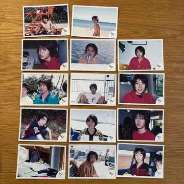 아라시 아이바 마사키 공식 사진 1999년 데뷔 시 하와이 14장 세트
