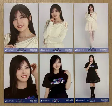 노기자카46 시바타 유나 41stSG 언더 라이브 T셔츠 6종 컴프