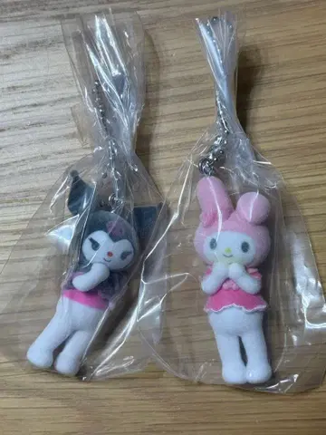 산리오 캐릭터즈 미니어처 참 라이브 캐릭터 마이멜로디 쿠로미