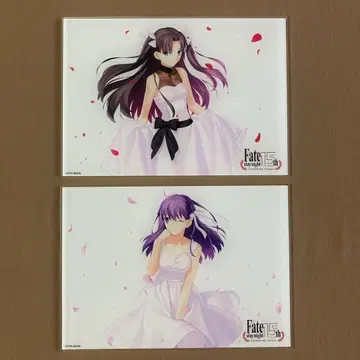 TYPE-MOON전 토오사카 린 / 마토 사쿠라 아크릴 보드 2개 세트