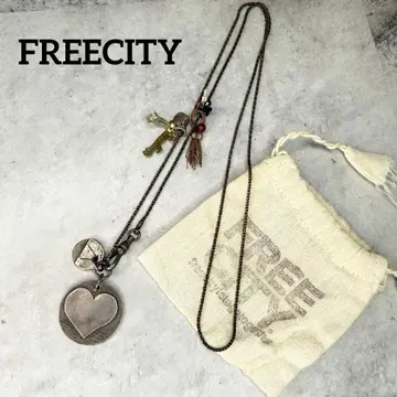 FREECITY 프리시티 목걸이 하트 디자인 실버