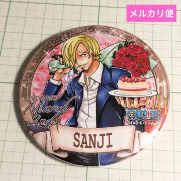 도쿄 원피스 한정판 벌스데이 캔뱃지 상디