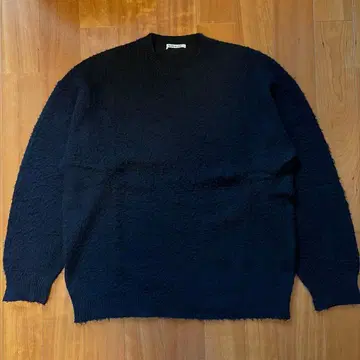 AURALEE 울 캐시미어 실크 러쉬 니트