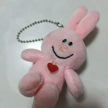유니버설 토끼 마스코트 키체인 핑크
