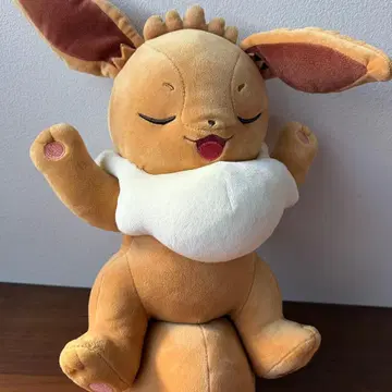 컨디션 최상 포켓몬 Sleep 오야스미 이브이 촉촉 봉제 인형 힐링계