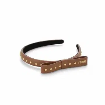 FURFUR 스터드 리본 머리띠