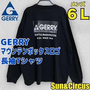 남성용 빅 사이즈 6L GERRY 마운틴 박스 로고 프린트 새상품