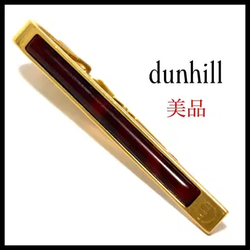 새상품급 던힐 넥타이핀 브라운 x 골드