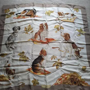 살바토레 페라가모 스카프 스톨 실크100%