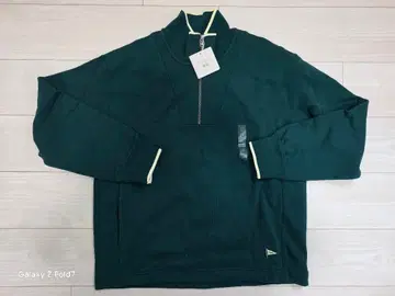 [새상품] 유니클로 JWA 맨투맨 하프 지퍼 풀오버 (M 그린)