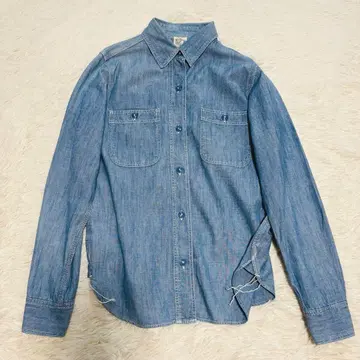 orSlow 오어슬로우 샴브레이 셔츠 데님 셔츠 사이즈 1