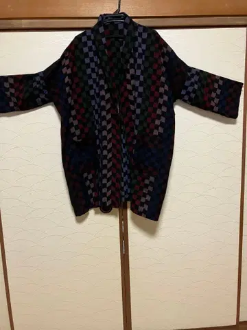 쿠루메카스리 코트 자켓 핸드메이드