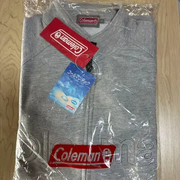 콜맨 맨투맨 파일 지퍼 셔츠 M 사이즈