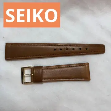 SEIKO 브라운 가죽 시계 벨트