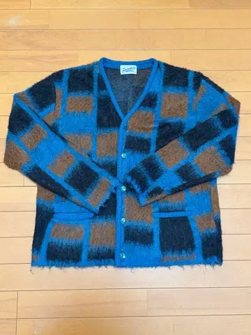 텐더 로인 모헤어 가디건 파랑 M
