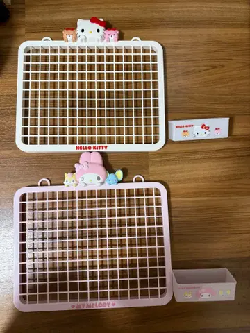 산리오 헬로키티 마이멜로디 장식장 시리즈 메쉬 패널