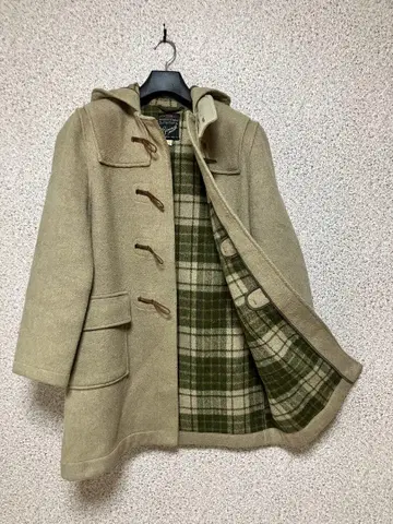 명품 Gloverall 영국제 70's 더플 코트 베이지 EUR42