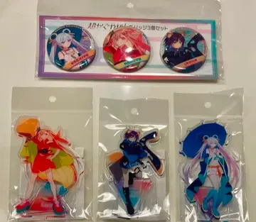 초 카구야 공주 아크릴 스탠드 캔뱃지 3개 세트 카구야 이로하 야치요