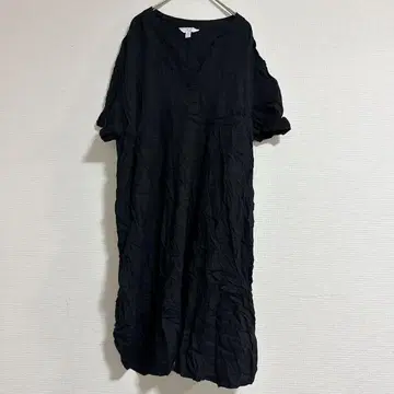 새상품급 TIME AND TRU 블랙 셔츠 원피스 XL