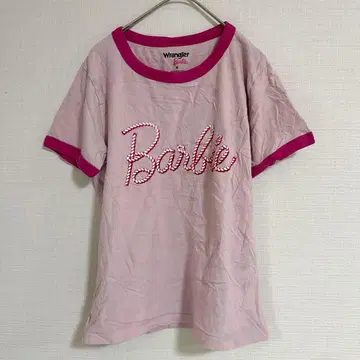 새상품급 Wrangler Barbie T셔츠 M사이즈 핑크 바비