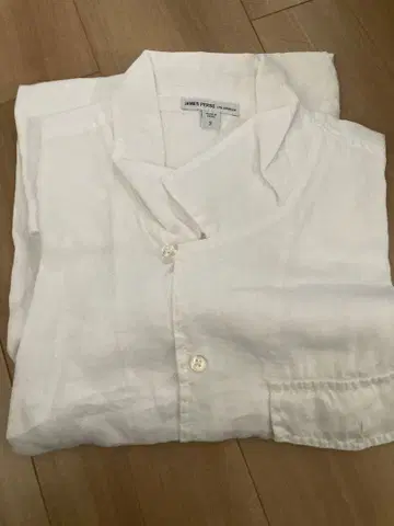 린넨 숏 슬리브 포켓 셔츠 MKO3642