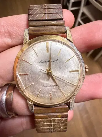 Seiko Marvel 빈티지 손목시계 골드