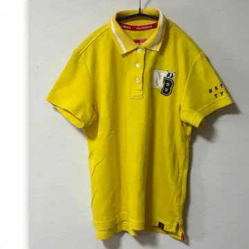 뉴발란스 골프 반팔 피케 셔츠 옐로우 컬러 여성용 사이즈 1