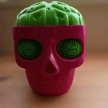 Chupa Chups 두개골 캔디 용기