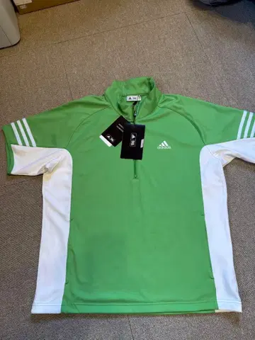 adidas 집업 자켓 그린/화이트