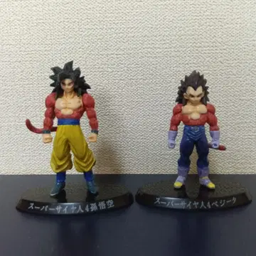 슈퍼 사이어인 4 손오공 베지터 피규어 세트