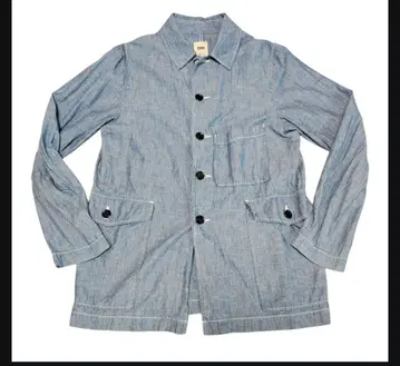 FOB FACTORY 샴브레이 커버올 M 사이즈