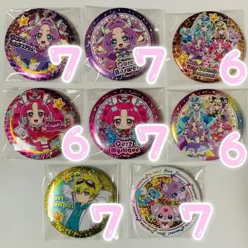 명탐정 프리큐어 BIG 홀로그램 캔뱃지 캔디