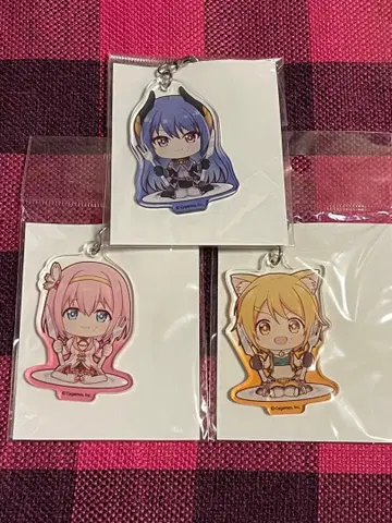 프린세스 커넥트 아크릴 키링 3개 세트