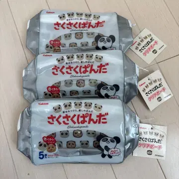 카바야 사쿠사쿠 판다 클리어 파우치 3개