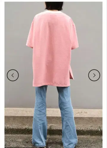 노라릴리 러시아군 와플 슬리핑 셔츠 색상 핑크 ZOZO