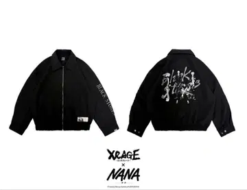 XRAGE x NANA BLACK STONES 하이넥 자켓
