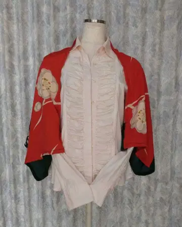 기모노 리메이크 볼레로 겉옷 2way