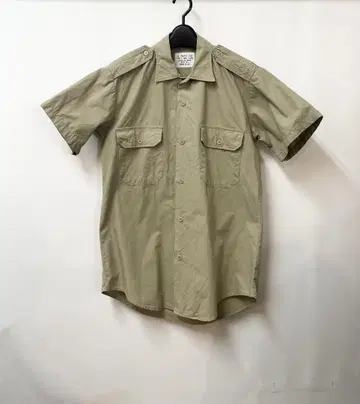 Houston 휴스턴 워크 셔츠 밀리터리 셔츠 L 1980