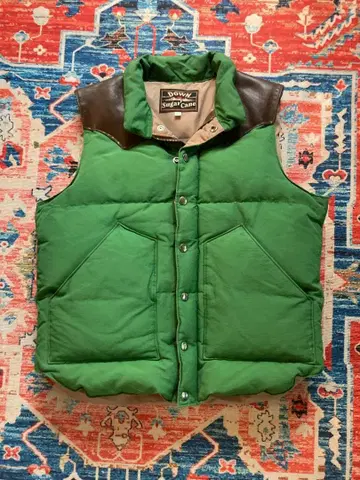 슈가케인 가죽 요크 다운 베스트 L 사이즈