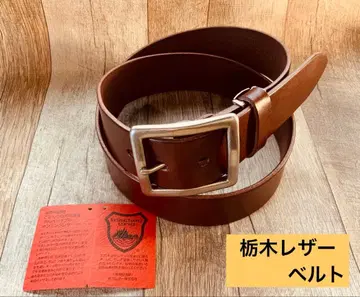 미사용 새상품 도치기 가죽 벨트 남성용 벨트 초코 패션 잡화