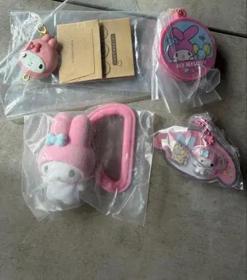 마이멜로디 굿즈 세트 4점 가챠가챠 식품 완구