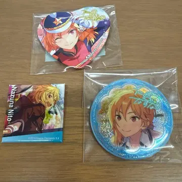 [앙상블 스타즈!]의 캐릭터, 니토 나즈나의 캔뱃지입니다