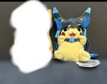 [ 새상품급 ] 포켓몬 메가 리자몽의 판초를 입은 피카츄 봉제 인형