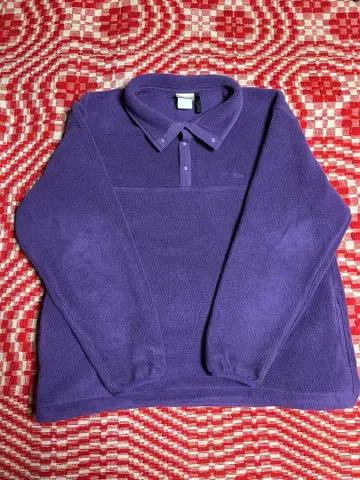 80s 90s 엘엘빈 플리스 보라색