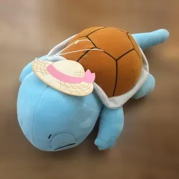 포켓몬 누워있는 봉제 인형 꼬부기