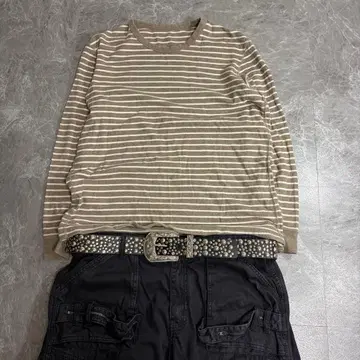 00s UNIQLO archive thermal striped