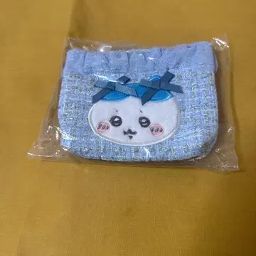 치이카와 (먼작귀) 트위드 티슈 파우치 (하치와레 리본) 새상품