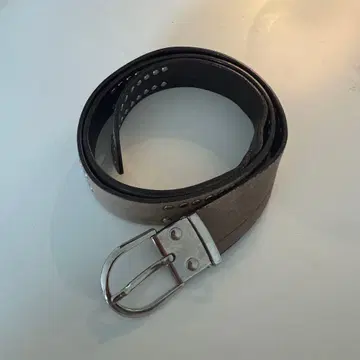 질샌더 아카이브 스터드 레더 벨트