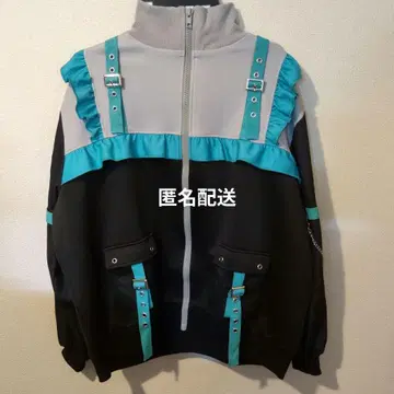 acdc rag 하츠네 미쿠 프릴 자켓 블랙