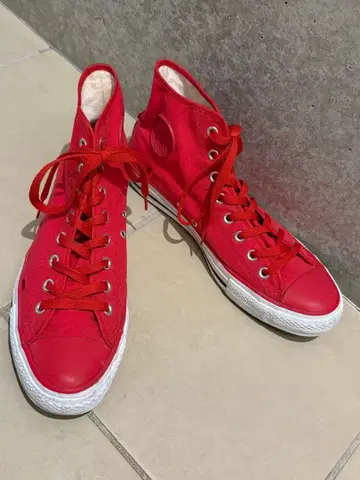 컨버스 올스타 하이컷 레드 29.0cm 빨간색